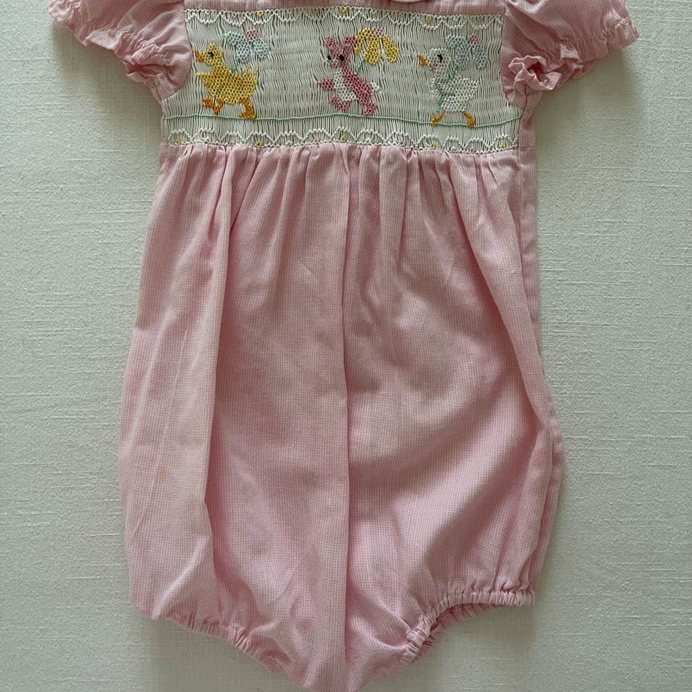 Toddler bunny print onsie